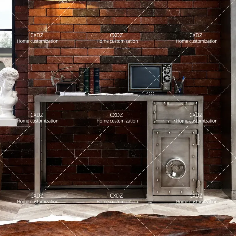Esports And Gaming Industry - Industrial Style Computer Desk E-sports Gaming