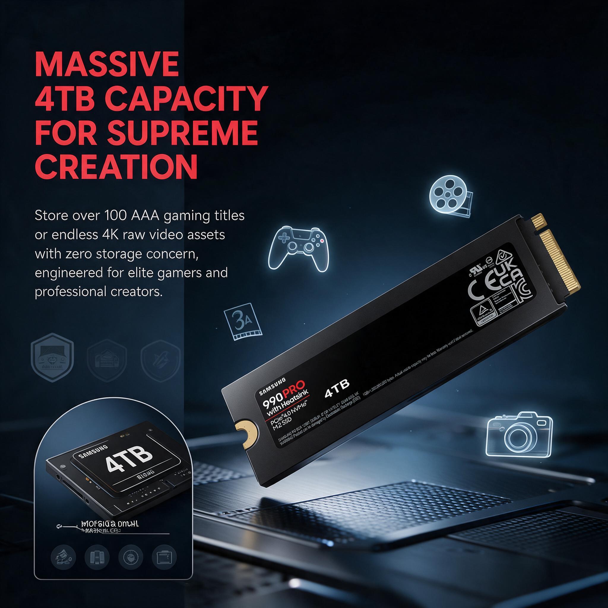 SAMSUNG 990 PRO with Heatsink  - đánh giá và giá Samsung Ssd 990 Pro